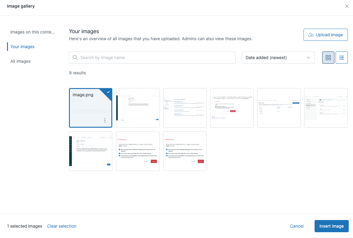 rechercher filtrer image Zendesk
